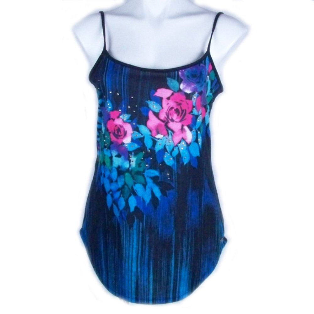 Candies Floral Top - Adjustable Straps
